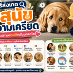 วิธีสังเกตว่าสุนัขมีความเครียด พร้อมแนวทางช่วยให้กลับมาสดใส